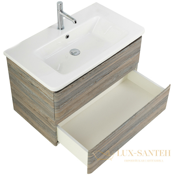 тумба под раковину belbagno albano-cer albano-cer-800-2c-so-ps 80 см подвесная, pino scania