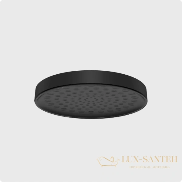 верхний душ aquame aqm8601mb, 1 режим, 300 мм, черный матовый