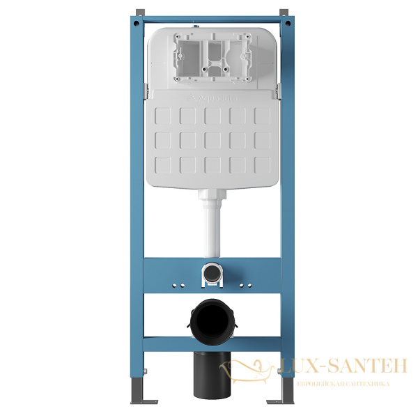 комплект aqueduto aqds115t, инсталляция tecnica novo, панель смыва quadrado, хром, унитаз cone, сиденье микролифт, белый