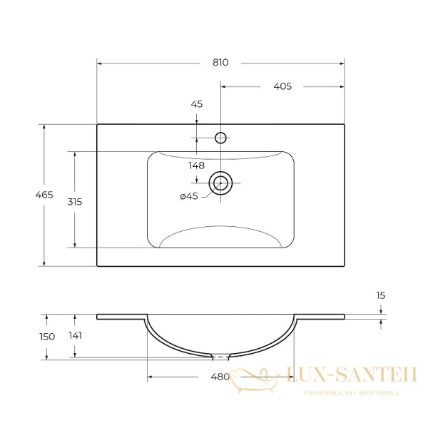 раковина belbagno bb910/465-lv-vtr-bl 91 см, bianco lucido