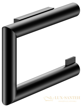 держатель для туалетной бумаги keuco reva, 12862370000, черный матовый (ral 9011)