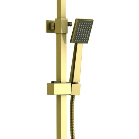 душевая система timo selene sx-1030/17 215 мм, золотой матовый