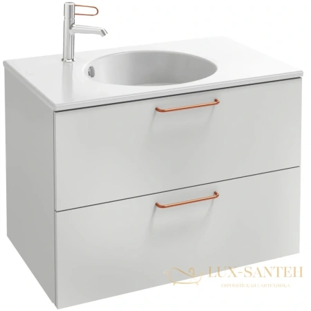 тумба jacob delafon odeon rive gauche eb2522-r7-g1c 80 см, белый глянец