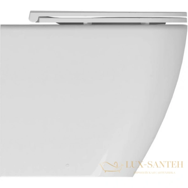 приставной безободковый унитаз allen brau reality 4.32004.20, белый