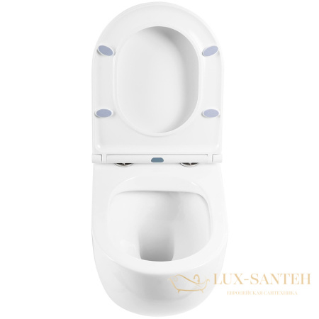 комплект унитаза с инсталляцией belbagno onda bb066chr/bb870sc/bb002-80/bb014-sr-bianco с сиденьем микролифт и клавишей смыва, белый