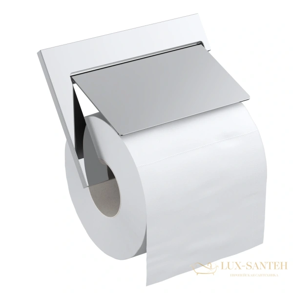 бумагодержатель с крышкой timo petruma 15242/00, хром