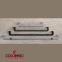 полотенцедержатель colombo design trenta b3011xl.nm 83 см, черный матовый
