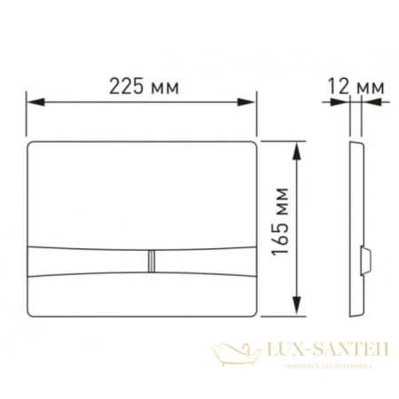 кнопка berges frame 040058 для инсталляции novum f8, бронза
