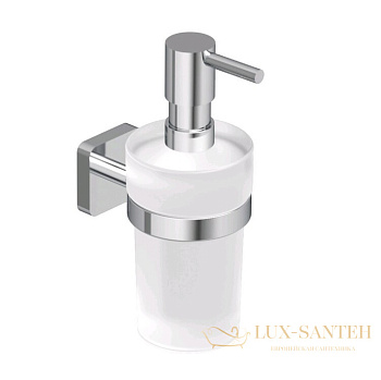 дозатор для жидкого мыла подвесной kludi vela s, 2597605, 150 мл, хром глянцевый