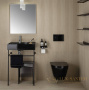 раковина laufen kartell by 8.1033.4.020.111.1 универсальная 60 см, черный глянцевый