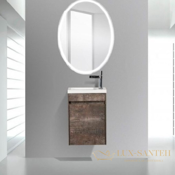 тумба под раковину belbagno pietra mini pietra mini-460-1a-so-pt-r 46 подвесная, stone