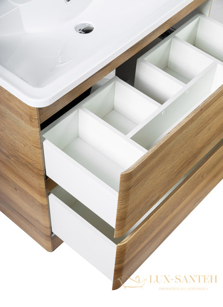 тумба под раковину belbagno albano albano-800-2c-pia-rr 80 см, rovere rustico