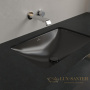 раковина villeroy&boch loop&friends 4a5700r7, 60,5x41 см, встраиваемая снизу столешницы, черный матовый