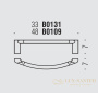 полотенцедержатель colombo design luna b0109 48 см, хром