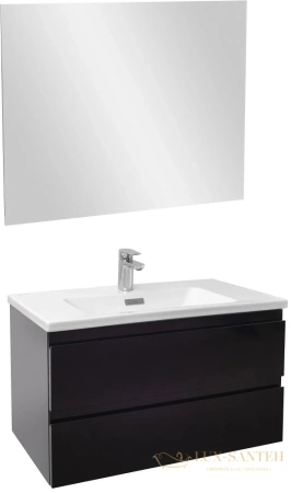 тумба под раковину jacob delafon madeleine черный матовый (eb2053-j53)