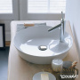 раковина накладная duravit cape cod 2328480000 ⌀ 480 мм, белый