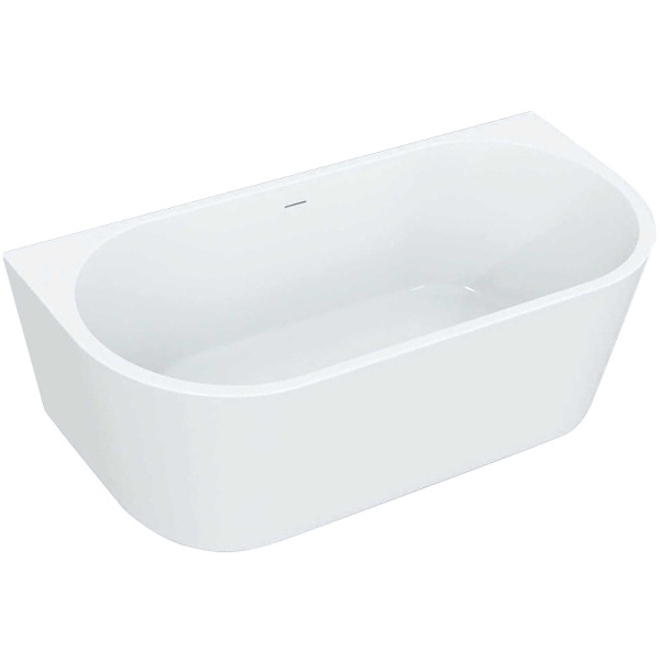 акриловая ванна belbagno bb108-170-80 170x80 без гидромассажа, белый