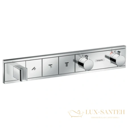 смеситель термостатический для душа hansgrohe rainselect 15356000 (внешняя часть)