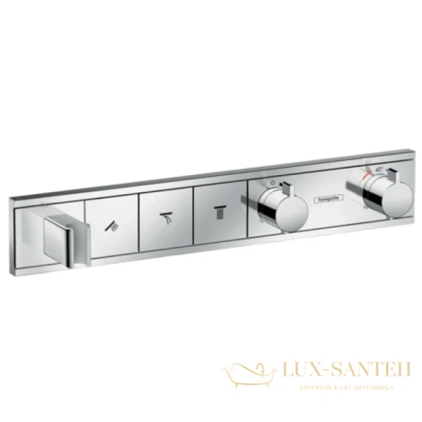 смеситель термостатический для душа hansgrohe rainselect 15356000 (внешняя часть)