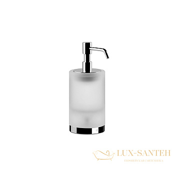 дозатор для жидкого мыла настольный gessi emporio 38839.031, хром/белый