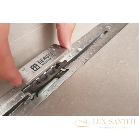 душевой канал berges simpel 091013 1000 мм, хром