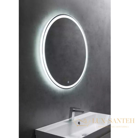 зеркало belbagno spc spc-rng-800-led-tch 80 см с подсветкой, с сенсорным выключателем