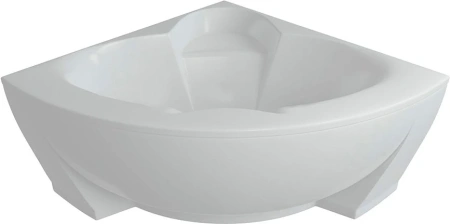 акриловая ванна aquatek поларис-2 155х155 pol2-0000041 угловая, на каркасе, с фр. панелью