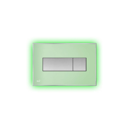alcaplast кнопка управления с цветной пластиной, светящаяся кнопка зеленая, свет зеленый m1472-aez112