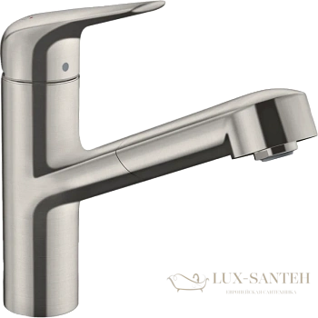 смеситель для кухни hansgrohe focus m42 71829800 сталь