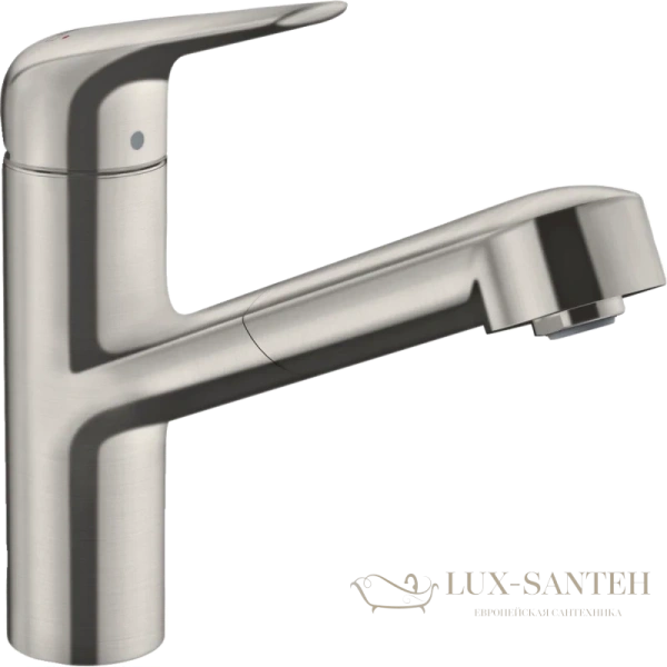смеситель для кухни hansgrohe focus m42 71829800 сталь