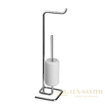 стойка gessi goccia 38067.031 для ванной комнаты/туалета, хром/белый