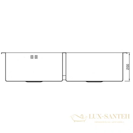 кухонная мойка seaman eco marino smb-8851ds.a, нержавеющая сталь