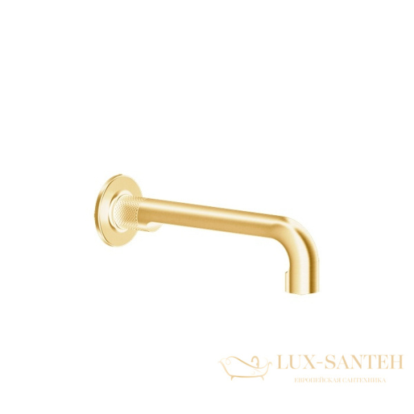 излив gessi inciso- 58100.246 для раковины, gold pvd