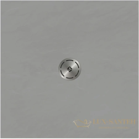 душевой поддон jacob delafon singulier e67032-mgz из литого мрамора 80х80 см, серый шелк