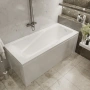 акриловая ванна timo hella hella1775 170x75 см, белый