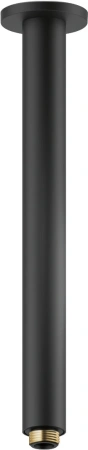 кронштейн для душа nobili rubinetterie, ad138/64bm velvet black матовый, цвет черный