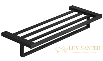 полка для полотенец 600 мм, kludi vela c, 3198939, черный матовый