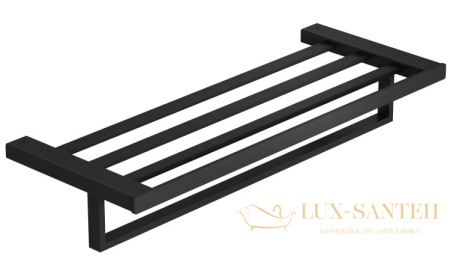 полка для полотенец 600 мм, kludi vela c, 3198939, черный матовый