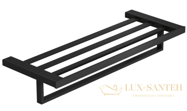 полка для полотенец 600 мм, kludi vela c, 3198939, черный матовый