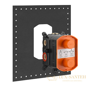 встраиваемая часть gessi emporio via manzoni 38269.031, термостатического смесителя для душа, хром