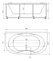 акриловая ванна aquatek мелисса 180x95 mel180-0000011 фронтальный+боковые экраны 2 шт.