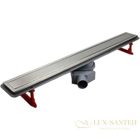 душевой канал bettoserb confluo premium line 13100003 550 мм 2 в 1 с основой под плитку, матовый хром