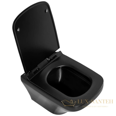 сиденье belbagno sela bb3201sc-mb для унитаза с микролифтом, черный матовый