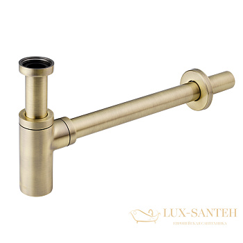 сифон для раковины lemark lm8300b, бронза