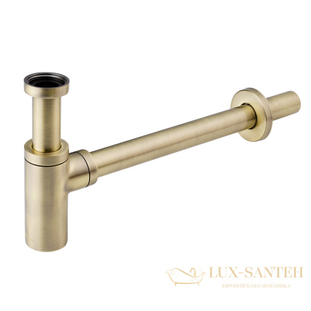 сифон для раковины lemark lm8300b, бронза