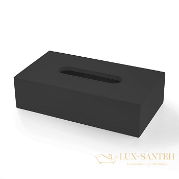 контейнер для салфеток 3sc bemood black bemn70a, черный