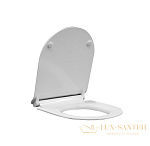 Сиденье GSI Pura Slim MS86CSN11 с крышкой Soft Close - Quick Release для унитазов из серии Norm | Pura, белый