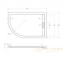 экран для поддона из искусственного мрамора cezares tray-as-rh-100/80-100-scr-r, белый