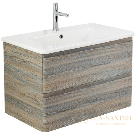 тумба под раковину belbagno albano-cer albano-cer-800-2c-so-ps 80 см подвесная, pino scania