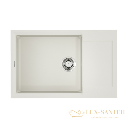 кухонная мойка omoikiri sakaime 78-lb-wh tetogranit х белый, 4993903